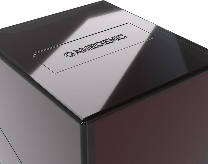 Gamegenic Bastion 100+ XL Deck Box - Compact, Secure, and Perfectly Organized for Your Trading Cards! Safely Protects 100+ Double-Sleeved Cards, Black Color, Made - Image 4